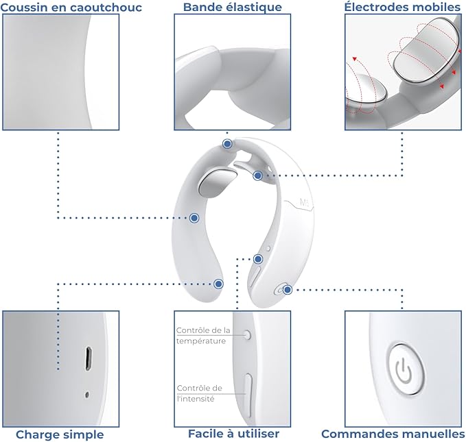 Masseur Cervical Intelligent Sans Fil